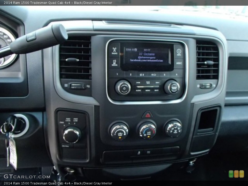 Black/Diesel Gray Interior Controls for the 2014 Ram 1500 Tradesman Quad Cab 4x4 #85199447