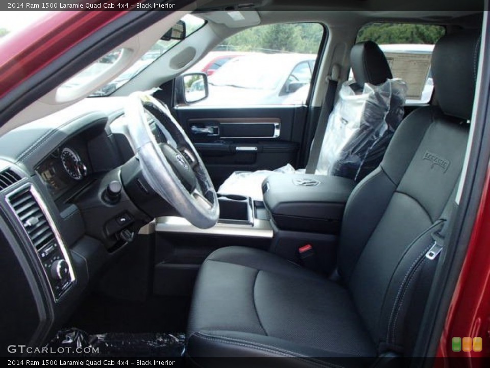 Black Interior Front Seat for the 2014 Ram 1500 Laramie Quad Cab 4x4 #85200611
