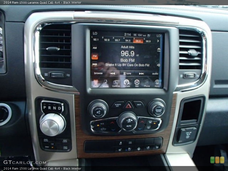 Black Interior Controls for the 2014 Ram 1500 Laramie Quad Cab 4x4 #85200737