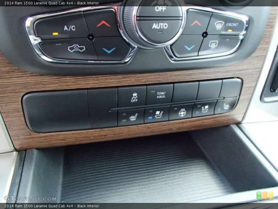 Black Interior Controls for the 2014 Ram 1500 Laramie Quad Cab 4x4 #85200779