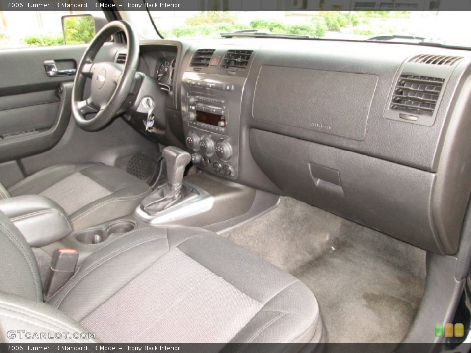 Ebony Black Interior Dashboard for the 2006 Hummer H3  #85205591