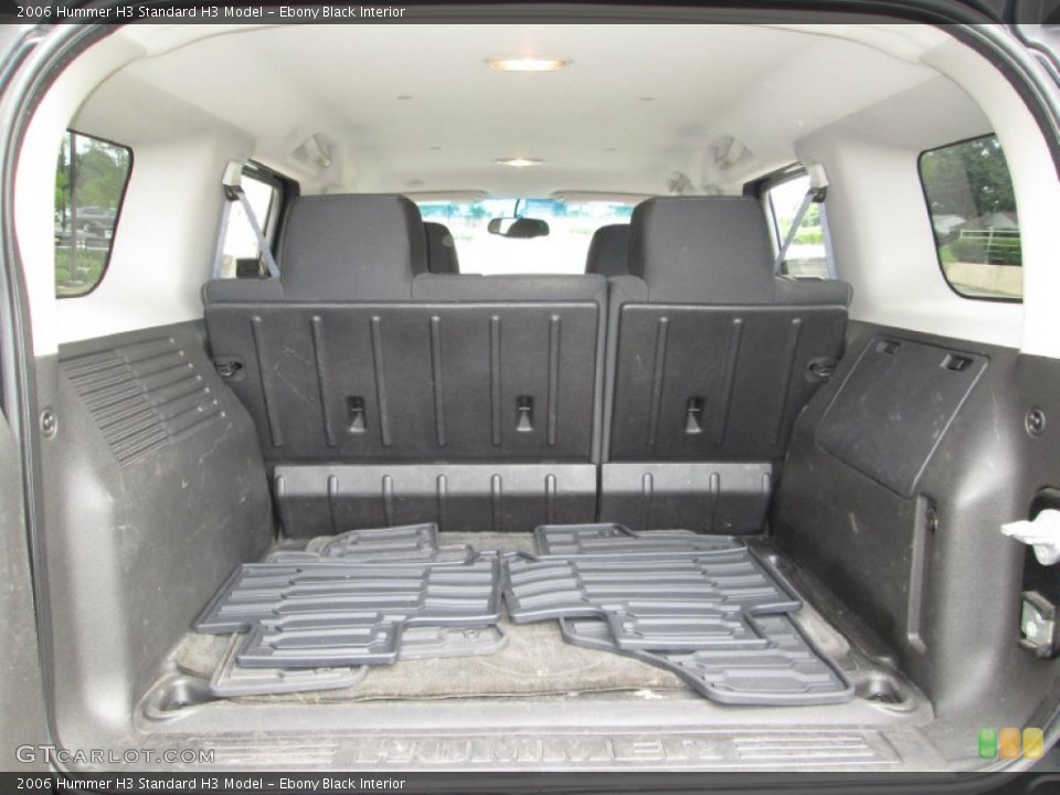 Ebony Black Interior Trunk for the 2006 Hummer H3  #85205783