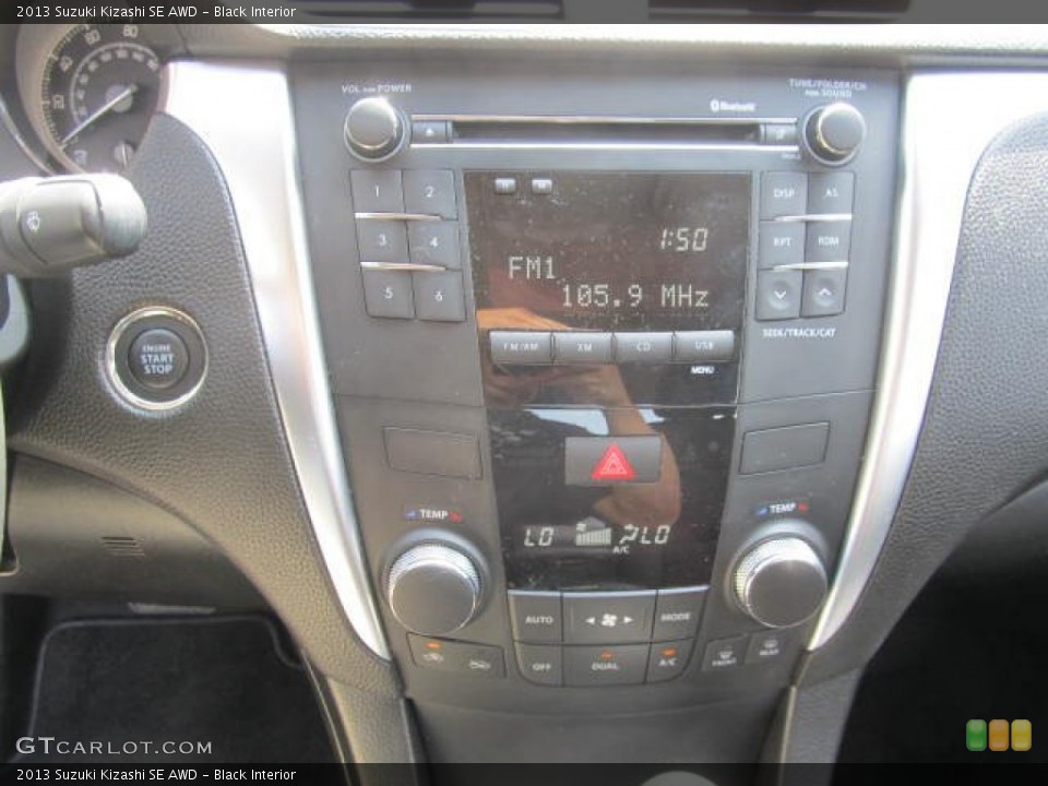 Black Interior Controls for the 2013 Suzuki Kizashi SE AWD #85205933