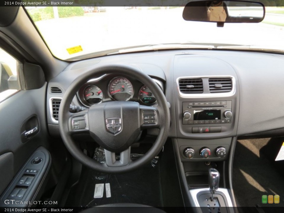 Black Interior Dashboard for the 2014 Dodge Avenger SE #85207665