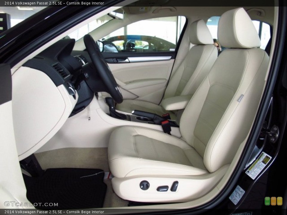 Cornsilk Beige Interior Photo for the 2014 Volkswagen Passat 2.5L SE #85208555