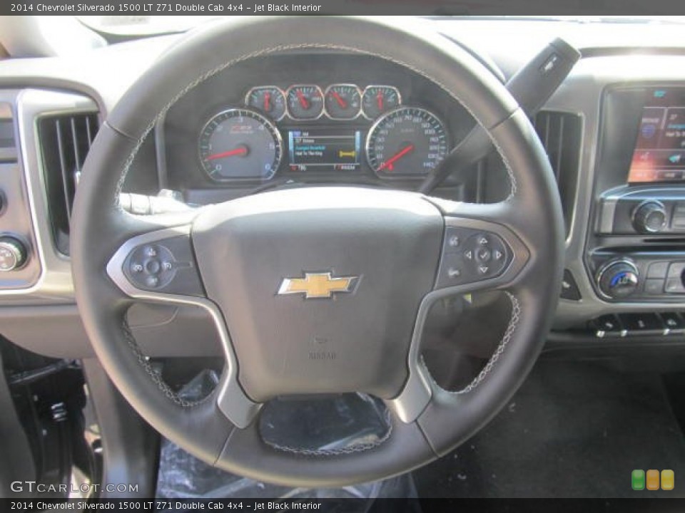 Jet Black Interior Steering Wheel for the 2014 Chevrolet Silverado 1500 LT Z71 Double Cab 4x4 #85209023