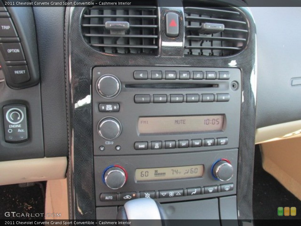 Cashmere Interior Controls for the 2011 Chevrolet Corvette Grand Sport Convertible #85211531