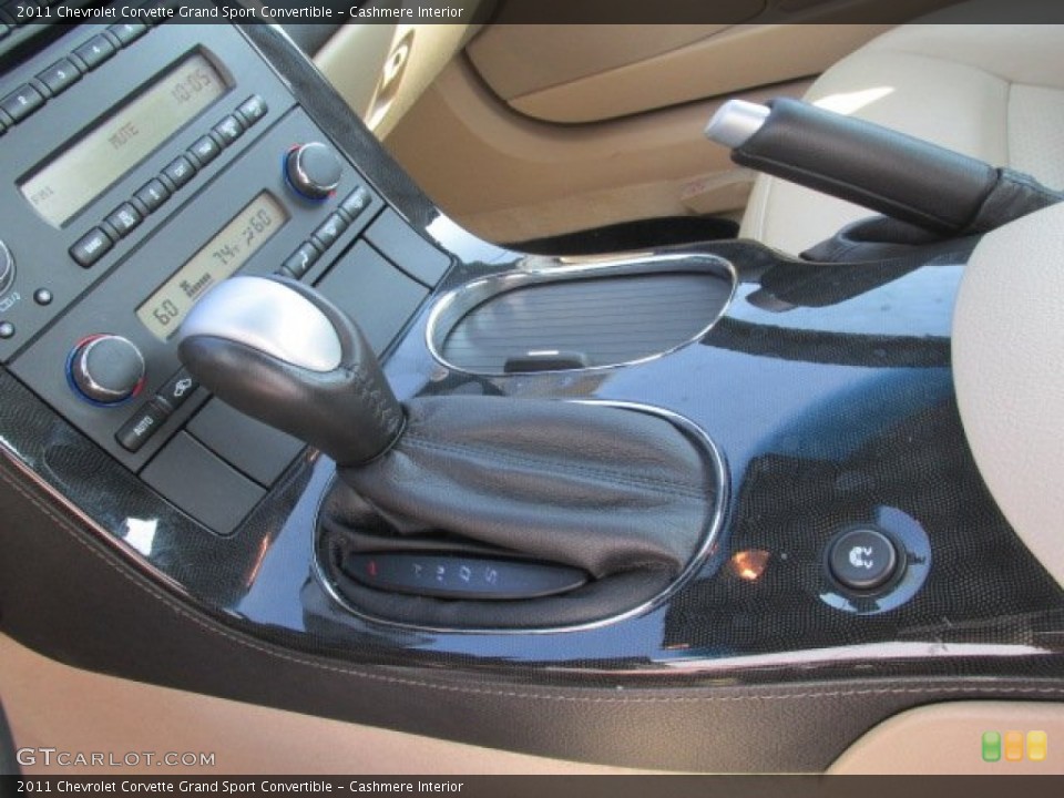 Cashmere Interior Transmission for the 2011 Chevrolet Corvette Grand Sport Convertible #85211570