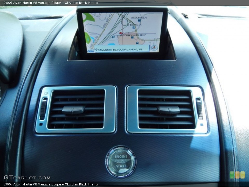 Obsidian Black Interior Navigation for the 2006 Aston Martin V8 Vantage Coupe #85215674