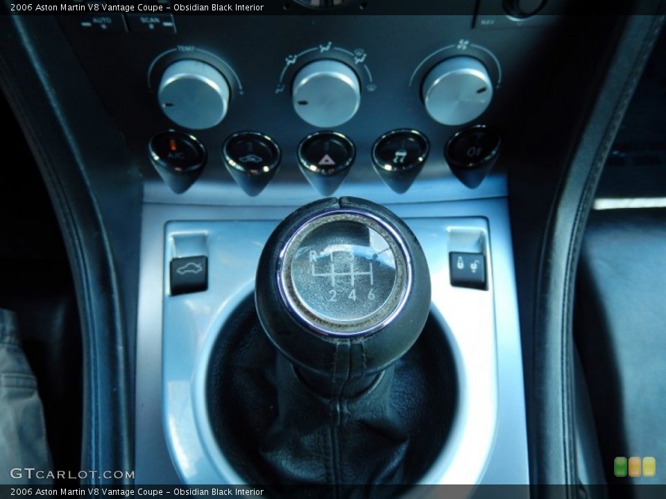 Obsidian Black Interior Transmission for the 2006 Aston Martin V8 Vantage Coupe #85215716