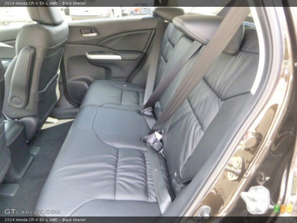 Black Interior Rear Seat for the 2014 Honda CR-V EX-L AWD #85215845