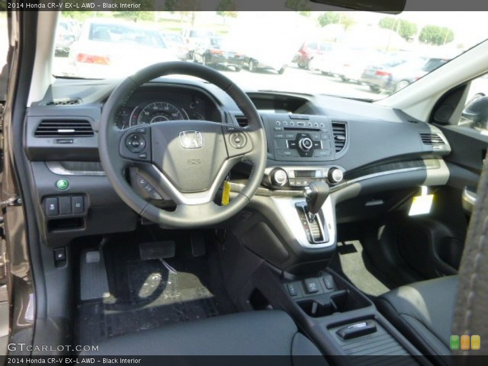 Black Interior Dashboard for the 2014 Honda CR-V EX-L AWD #85215866