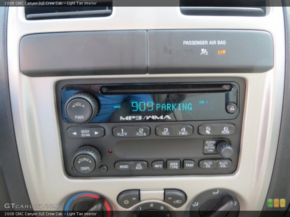 Light Tan Interior Audio System for the 2008 GMC Canyon SLE Crew Cab #85216061