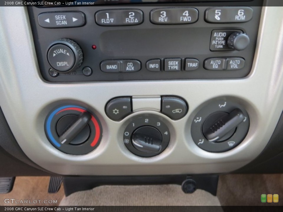 Light Tan Interior Controls for the 2008 GMC Canyon SLE Crew Cab #85216079