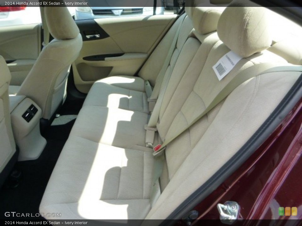 Ivory Interior Rear Seat for the 2014 Honda Accord EX Sedan #85218272