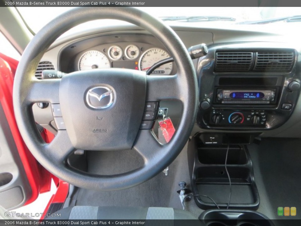 Graphite Interior Steering Wheel for the 2006 Mazda B-Series Truck B3000 Dual Sport Cab Plus 4 #85218860