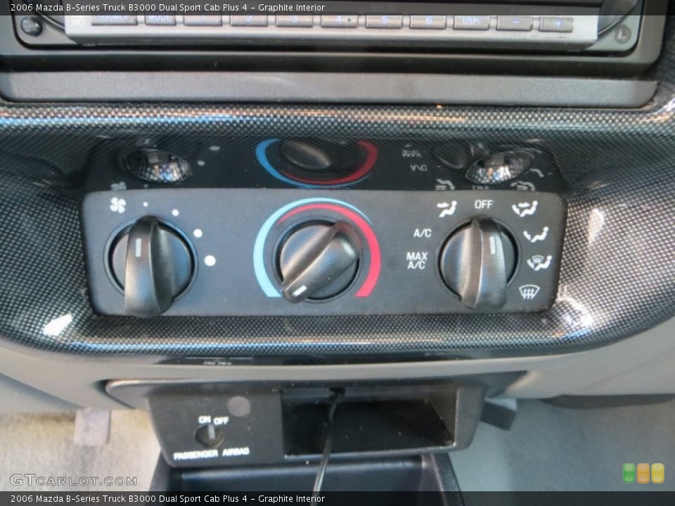Graphite Interior Controls for the 2006 Mazda B-Series Truck B3000 Dual Sport Cab Plus 4 #85218932