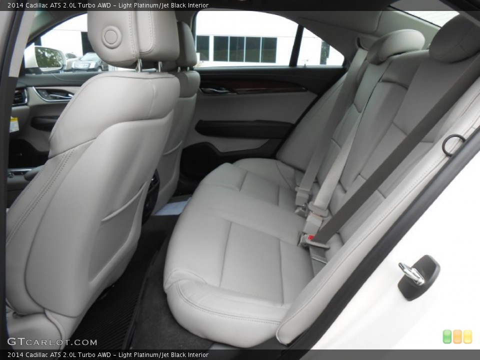 Light Platinum/Jet Black Interior Rear Seat for the 2014 Cadillac ATS 2.0L Turbo AWD #85218982