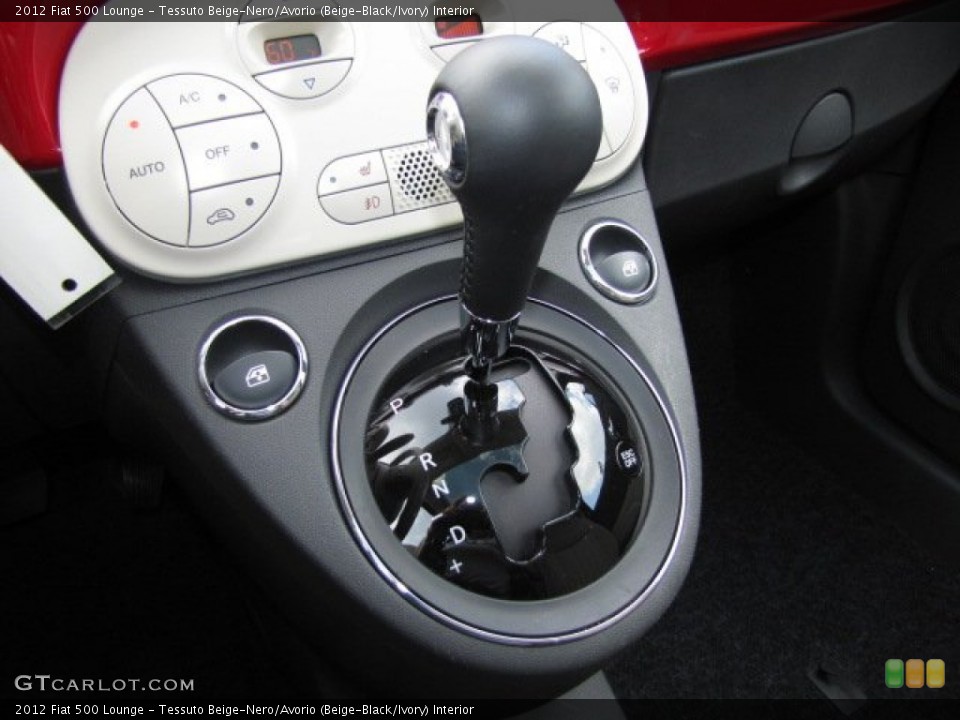 Tessuto Beige-Nero/Avorio (Beige-Black/Ivory) Interior Transmission for the 2012 Fiat 500 Lounge #85222612