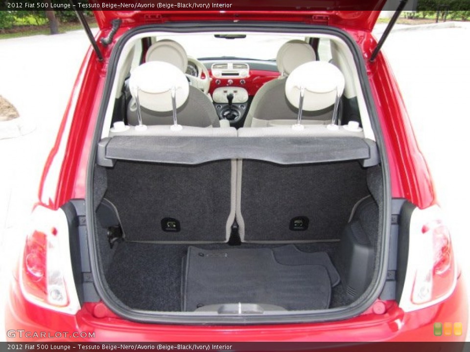 Tessuto Beige-Nero/Avorio (Beige-Black/Ivory) Interior Trunk for the 2012 Fiat 500 Lounge #85222703