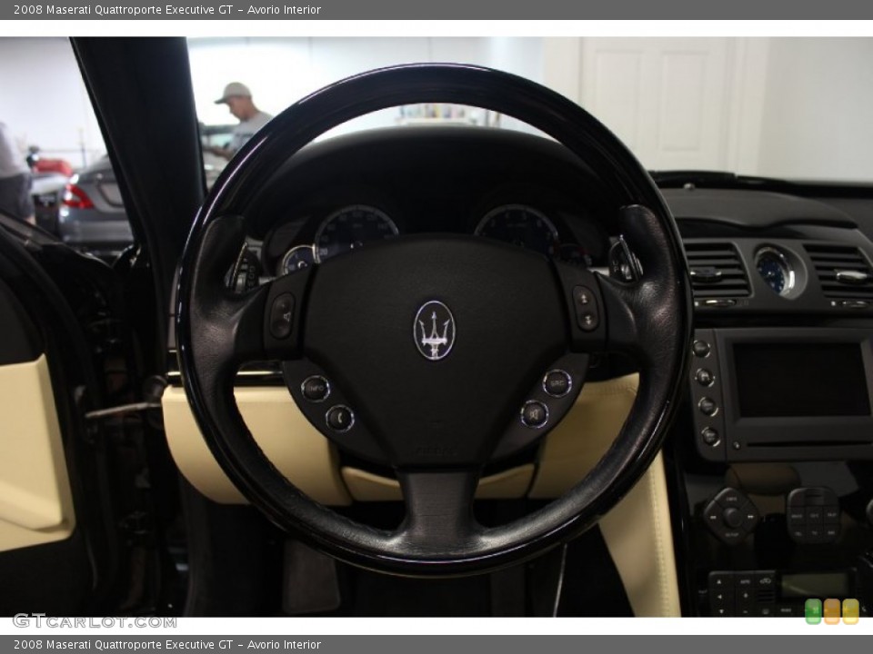 Avorio Interior Steering Wheel for the 2008 Maserati Quattroporte Executive GT #85222748