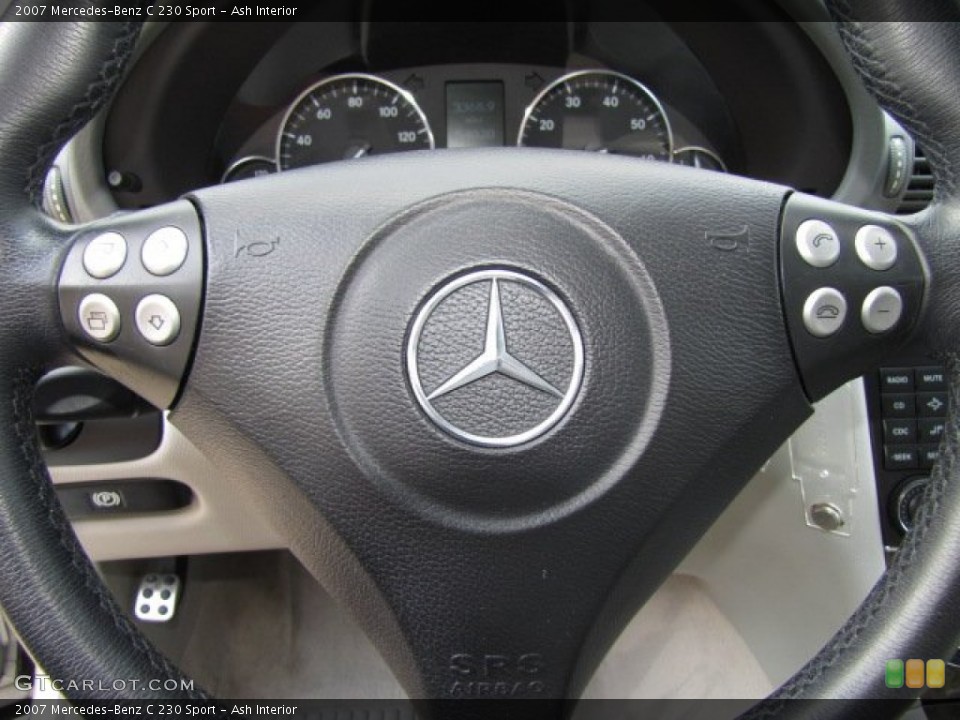 Ash Interior Steering Wheel for the 2007 Mercedes-Benz C 230 Sport #85223333