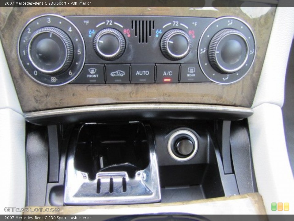 Ash Interior Controls for the 2007 Mercedes-Benz C 230 Sport #85223459