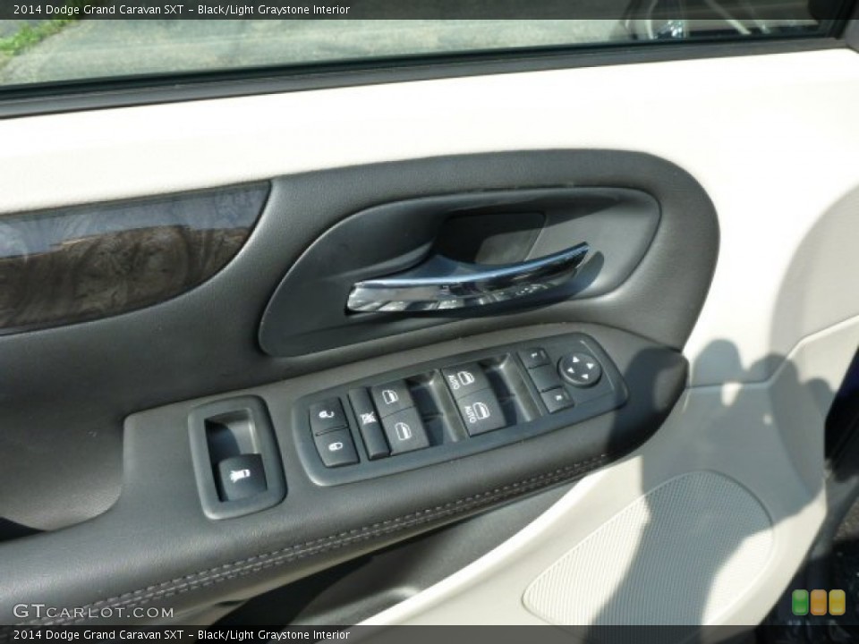 Black/Light Graystone Interior Controls for the 2014 Dodge Grand Caravan SXT #85225988