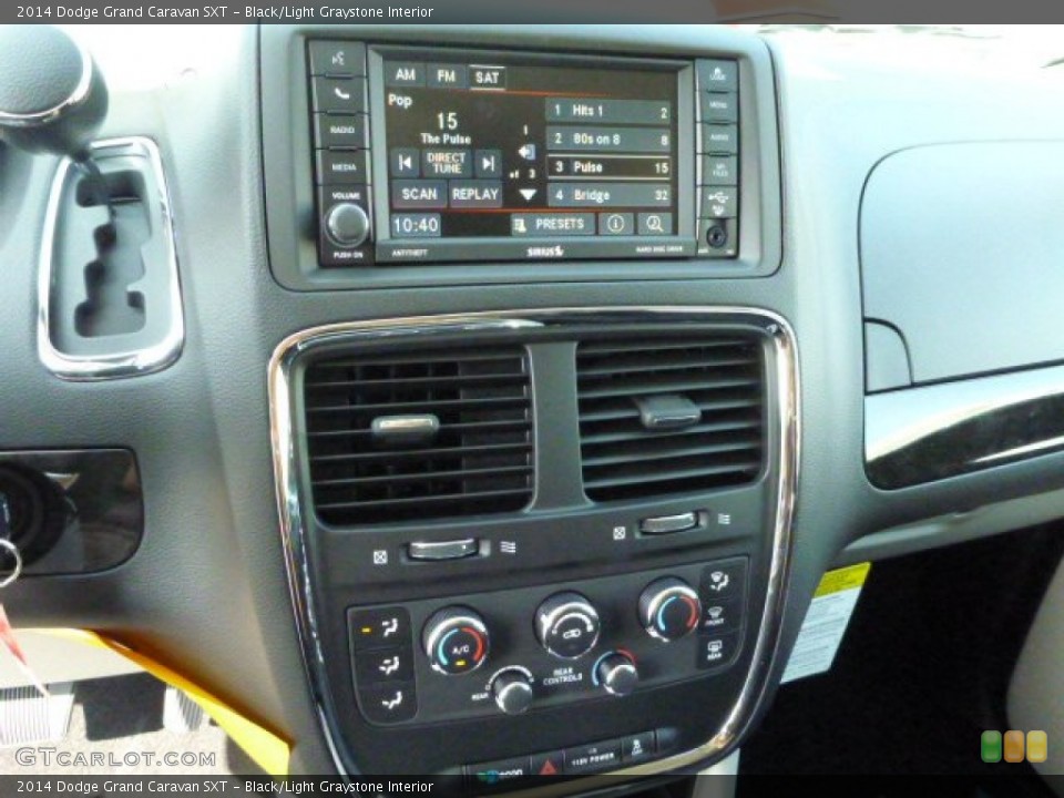 Black/Light Graystone Interior Controls for the 2014 Dodge Grand Caravan SXT #85226012