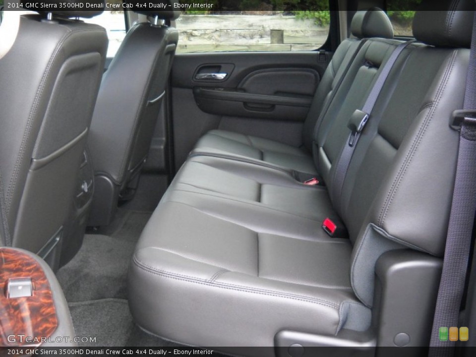 Ebony Interior Rear Seat for the 2014 GMC Sierra 3500HD Denali Crew Cab 4x4 Dually #85226798