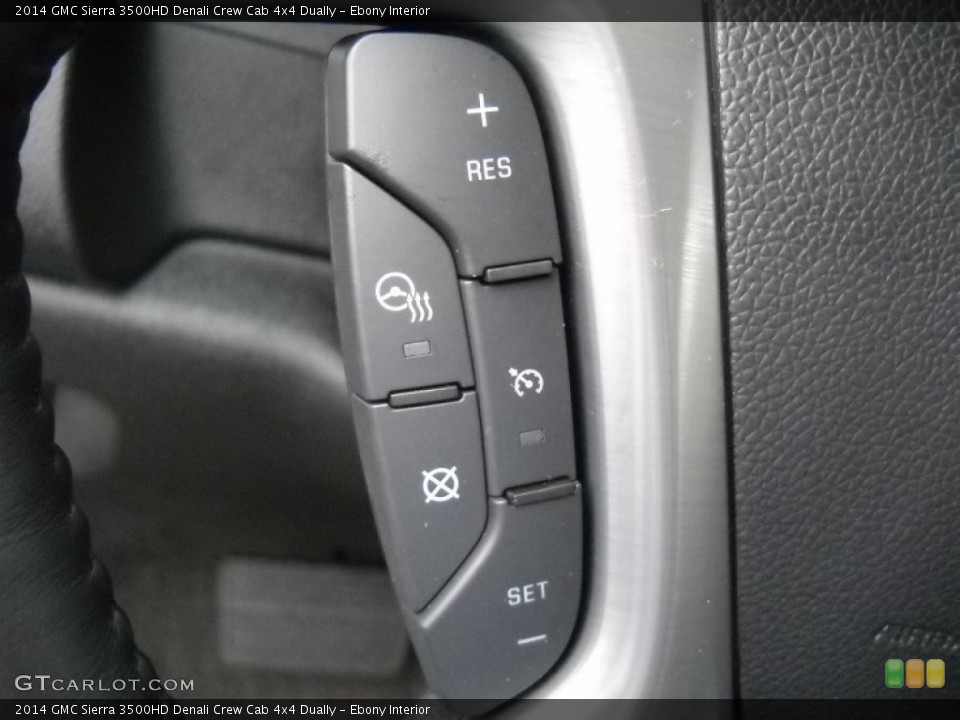 Ebony Interior Controls for the 2014 GMC Sierra 3500HD Denali Crew Cab 4x4 Dually #85226834