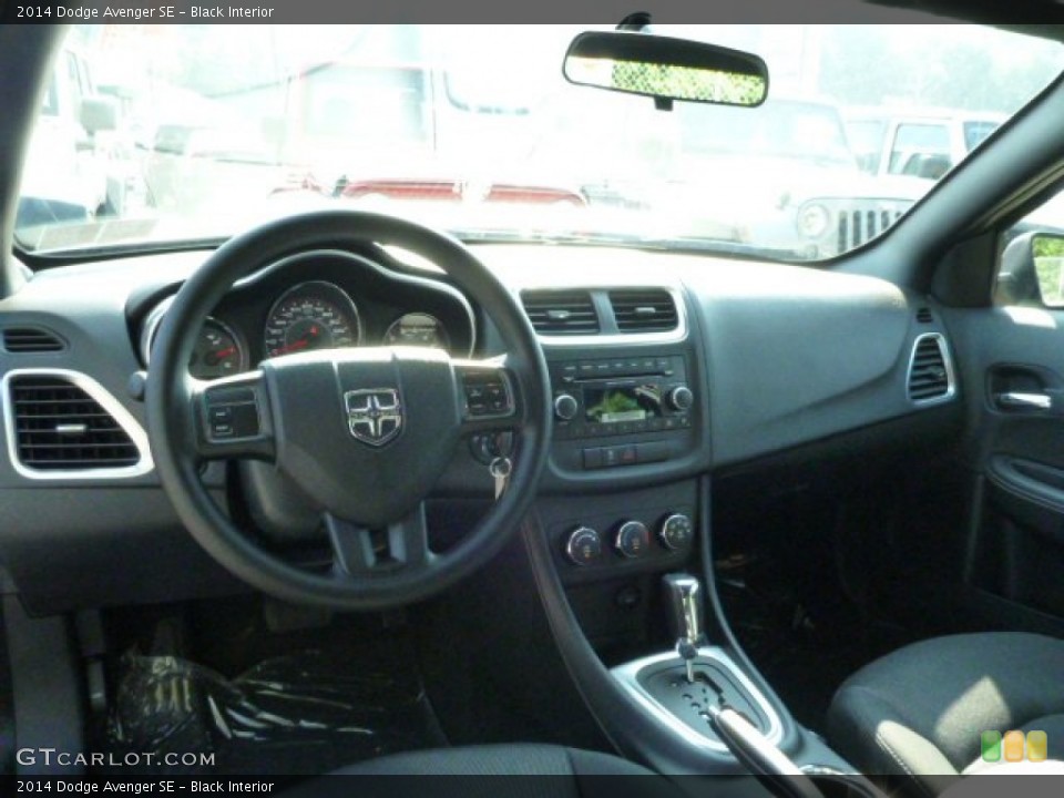 Black Interior Dashboard for the 2014 Dodge Avenger SE #85226972