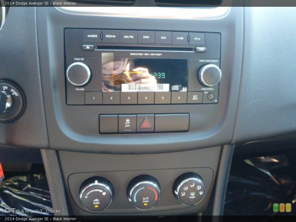 Black Interior Controls for the 2014 Dodge Avenger SE #85227023