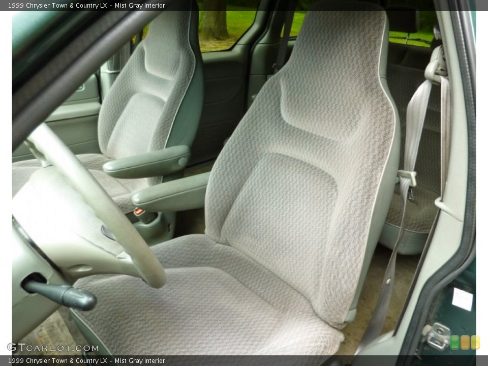 Mist Gray 1999 Chrysler Town & Country Interiors