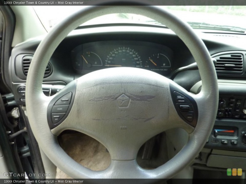 Mist Gray Interior Steering Wheel for the 1999 Chrysler Town & Country LX #85227089