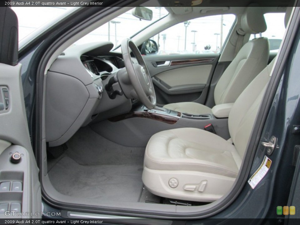 Light Grey Interior Front Seat for the 2009 Audi A4 2.0T quattro Avant #85227950