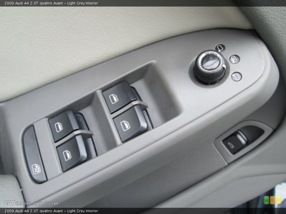 Light Grey Interior Controls for the 2009 Audi A4 2.0T quattro Avant #85227971