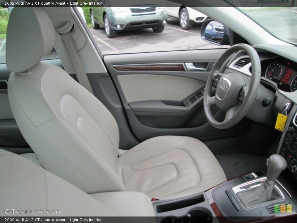 Light Grey Interior Front Seat for the 2009 Audi A4 2.0T quattro Avant #85227998
