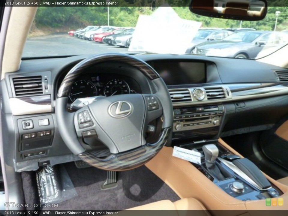 Flaxen/Shimamoku Espresso 2013 Lexus LS Interiors