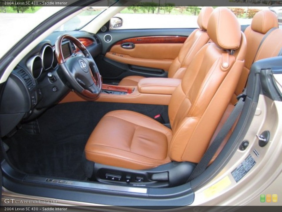 Saddle Interior Photo for the 2004 Lexus SC 430 #85231050