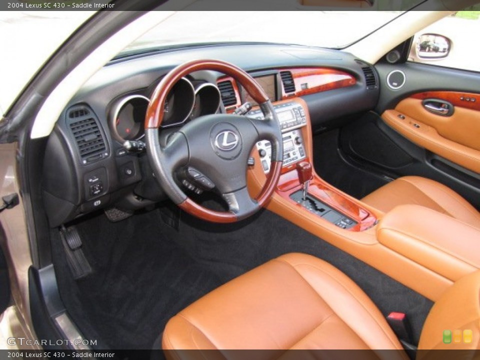 Saddle Interior Photo for the 2004 Lexus SC 430 #85231457