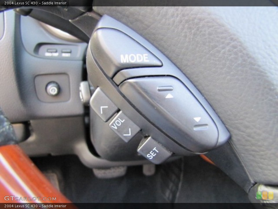 Saddle Interior Controls for the 2004 Lexus SC 430 #85231496