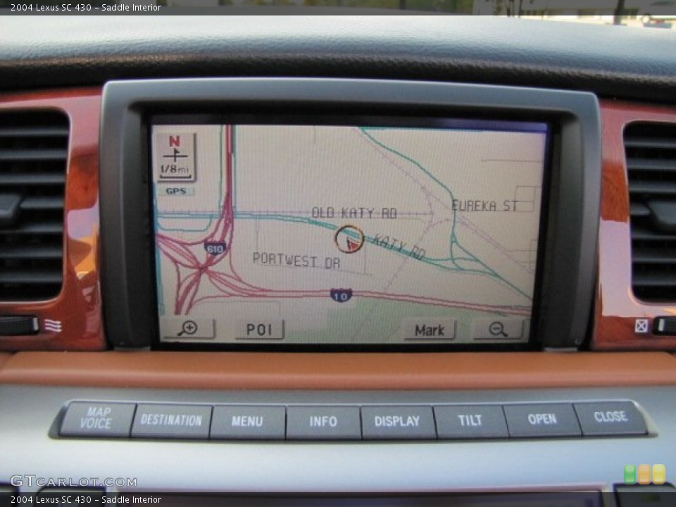 Saddle Interior Navigation for the 2004 Lexus SC 430 #85231592