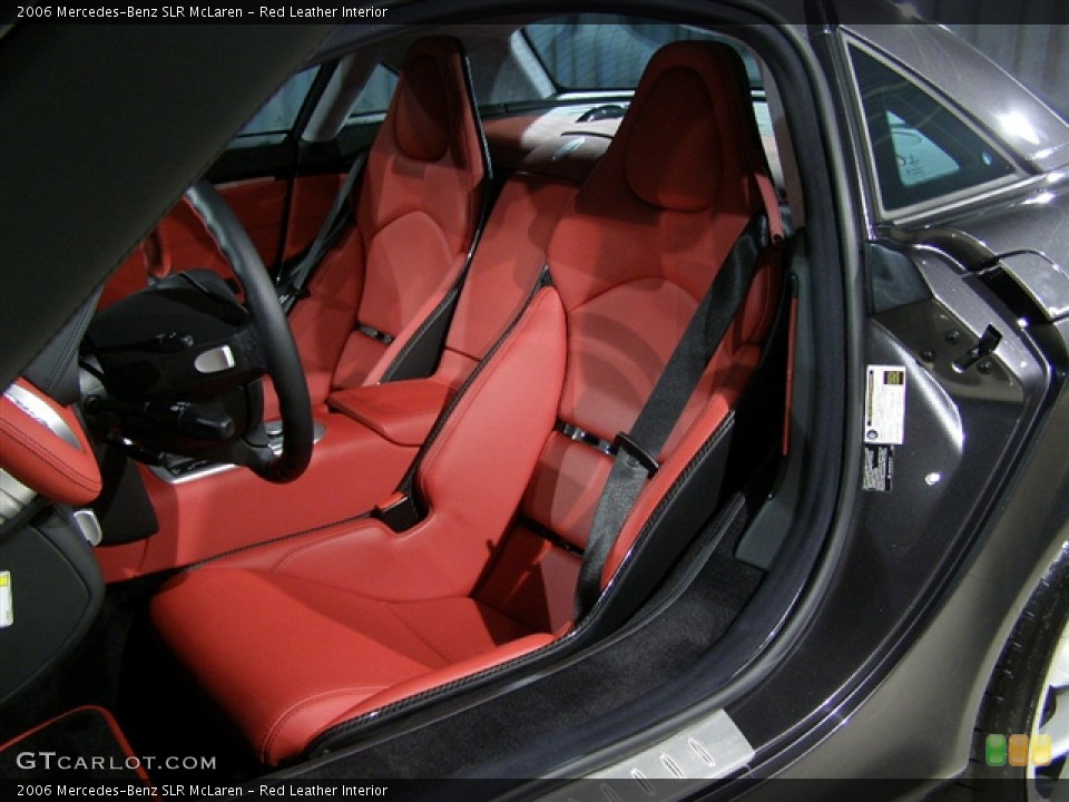 Red Leather Interior Photo for the 2006 Mercedes-Benz SLR McLaren #85232