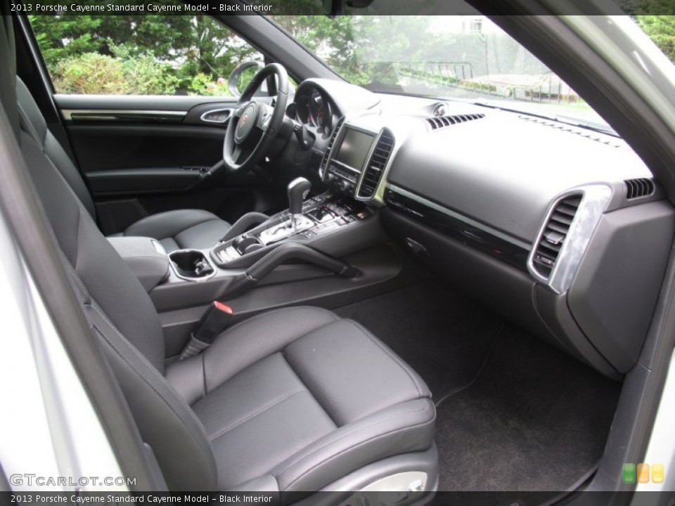 Black Interior Front Seat for the 2013 Porsche Cayenne  #85236218