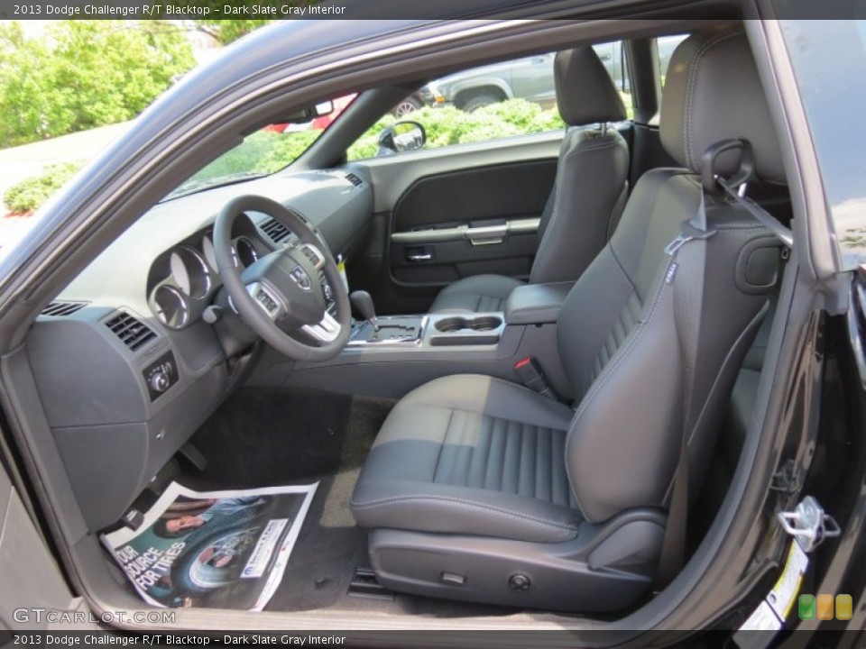 Dark Slate Gray Interior Photo for the 2013 Dodge Challenger R/T Blacktop #85239260