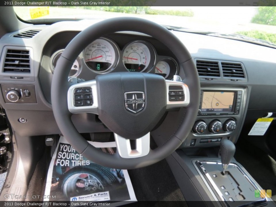 Dark Slate Gray Interior Dashboard for the 2013 Dodge Challenger R/T Blacktop #85239290