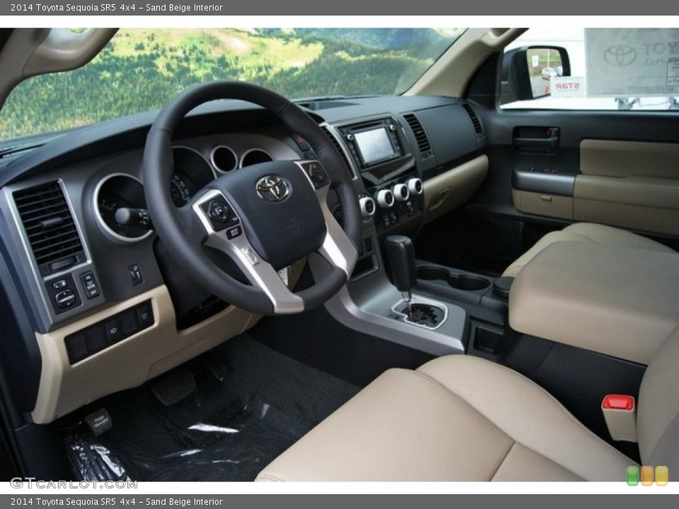 Sand Beige Interior Photo for the 2014 Toyota Sequoia SR5 4x4 #85247519