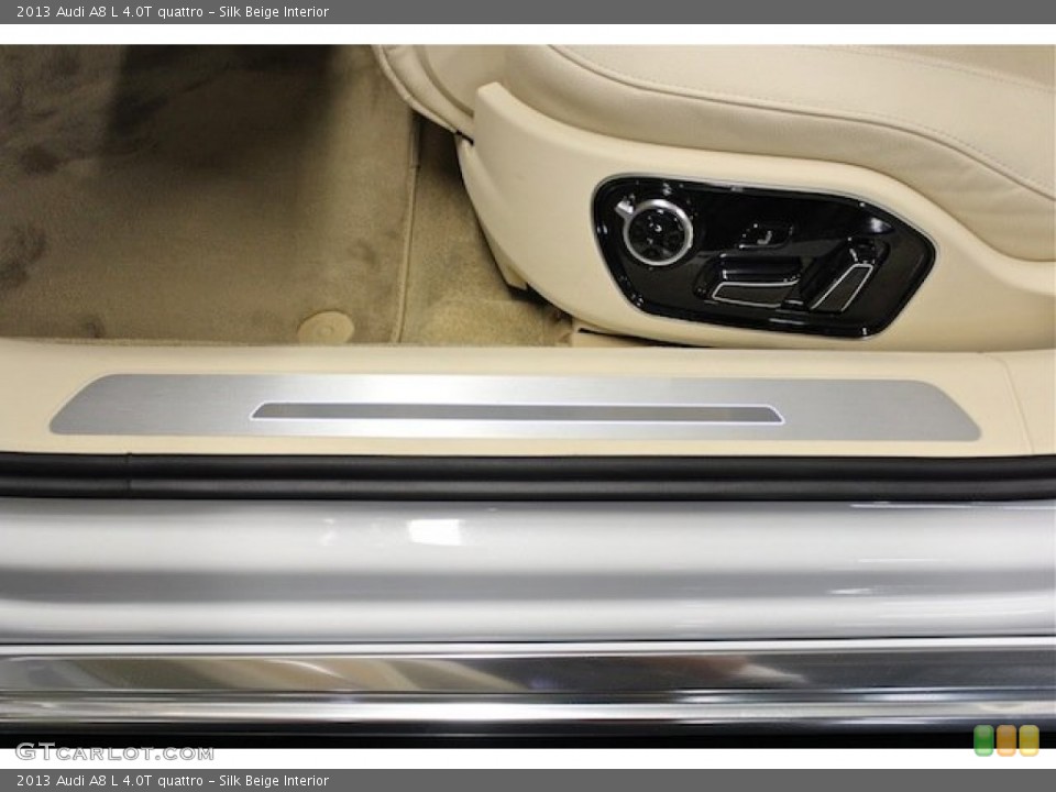 Silk Beige Interior Controls for the 2013 Audi A8 L 4.0T quattro #85247717