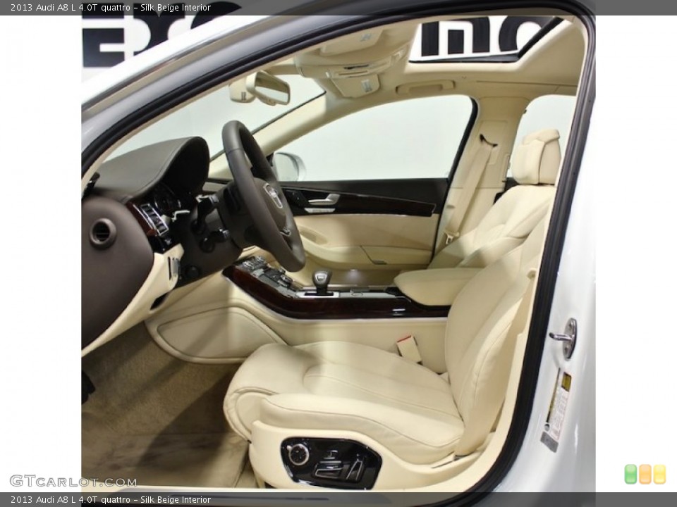 Silk Beige Interior Photo for the 2013 Audi A8 L 4.0T quattro #85247750